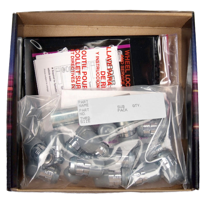 McGard 65457RC Tuner Style Cone Seat Wheel Installation Kit-Chrome w/Red Caps - Truck Part Superstore