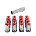 McGard 65457RCC Tuner Style Cone Seat Wheel Installation Kit-Chrome w/Red Cap-Clamshell - Truck Part Superstore