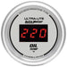 AutoMeter 6548 GAUGE; OIL TEMP; 2 1/16in.; 340deg.F; DIGITAL; SILVER DIAL W/RED LED - Truck Part Superstore