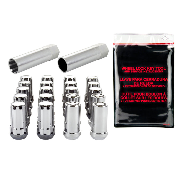 McGard 65510 Tuner Style Cone Seat Wheel Installation Kit-Chrome - Truck Part Superstore