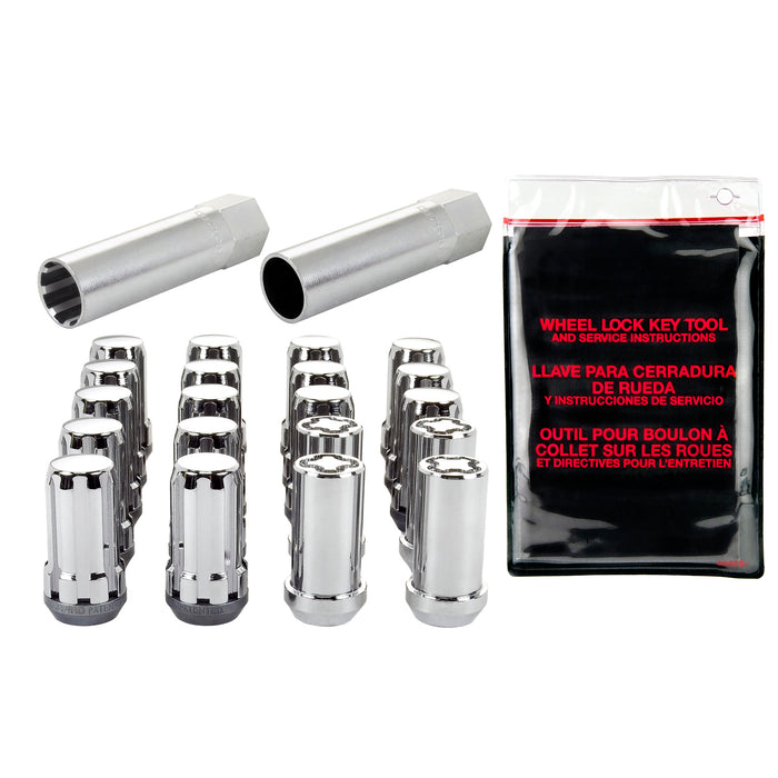 McGard 65515 Tuner Style Cone Seat Wheel Installation Kit-Chrome - Truck Part Superstore