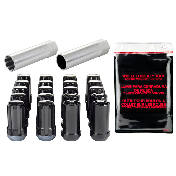 McGard 65515BK Tuner Style Cone Seat Wheel Installation Kit-Black - Truck Part Superstore