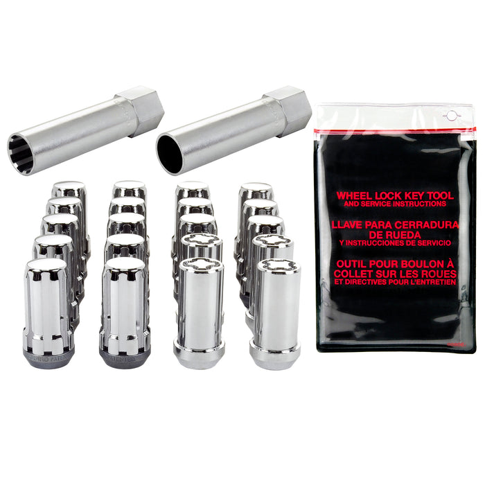 McGard 65540 Tuner Style Cone Seat Wheel Installation Kit-Chrome - Truck Part Superstore