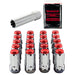 McGard 65540RC Tuner Style Cone Seat Wheel Installation Kit-Chrome w/Red Caps - Truck Part Superstore