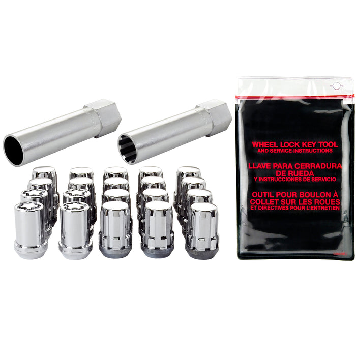 McGard 65554 Tuner Style Cone Seat Wheel Installation Kit-Chrome - Truck Part Superstore