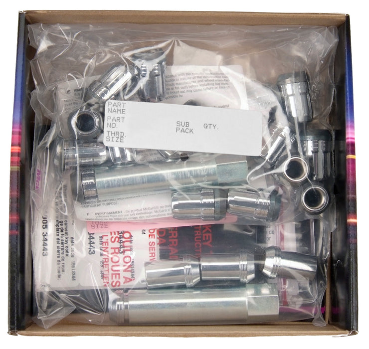 McGard 65554 Tuner Style Cone Seat Wheel Installation Kit-Chrome - Truck Part Superstore