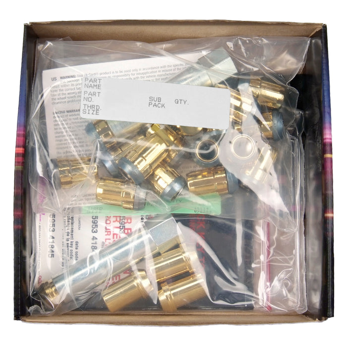 McGard 65554GD Tuner Style Cone Seat Wheel Installation Kit-Gold - Truck Part Superstore