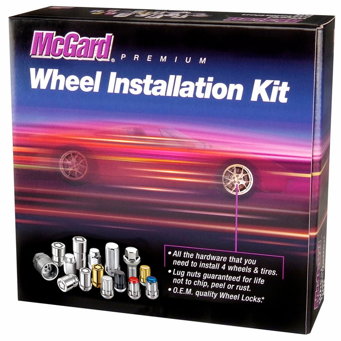 McGard 65554GD Tuner Style Cone Seat Wheel Installation Kit-Gold - Truck Part Superstore
