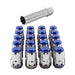 McGard 65557BCC Tuner Style Cone Seat Wheel Installation Kit-Chrome w/Blue Cap-Clamshell - Truck Part Superstore