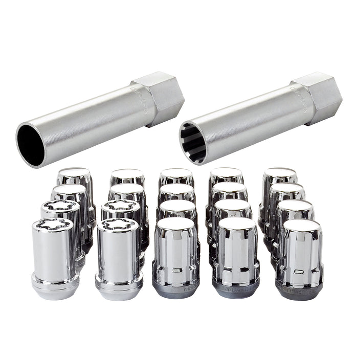 McGard 65557CN Tuner Style Cone Seat Wheel Installation Kit-Chrome-Clamshell - Truck Part Superstore