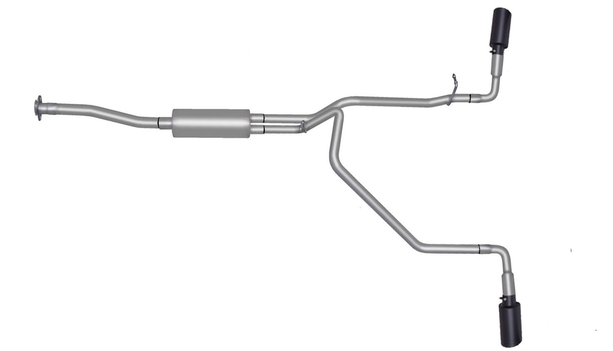 Gibson Performance Exhaust 65587B Black Elite Cat-Back Dual Extreme Exhaust System; Stainless - Truck Part Superstore