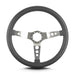 Lokar 65606 Lecarra Hot Rod Steering Wheel; Dark Grey; Brushed Spokes; 14 in. Standard Grip; - Truck Part Superstore