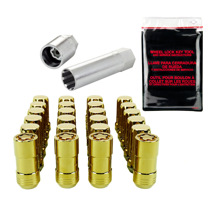 McGard 65610GD Tuner Style Cone Seat Wheel Installation Kit-Gold - Truck Part Superstore
