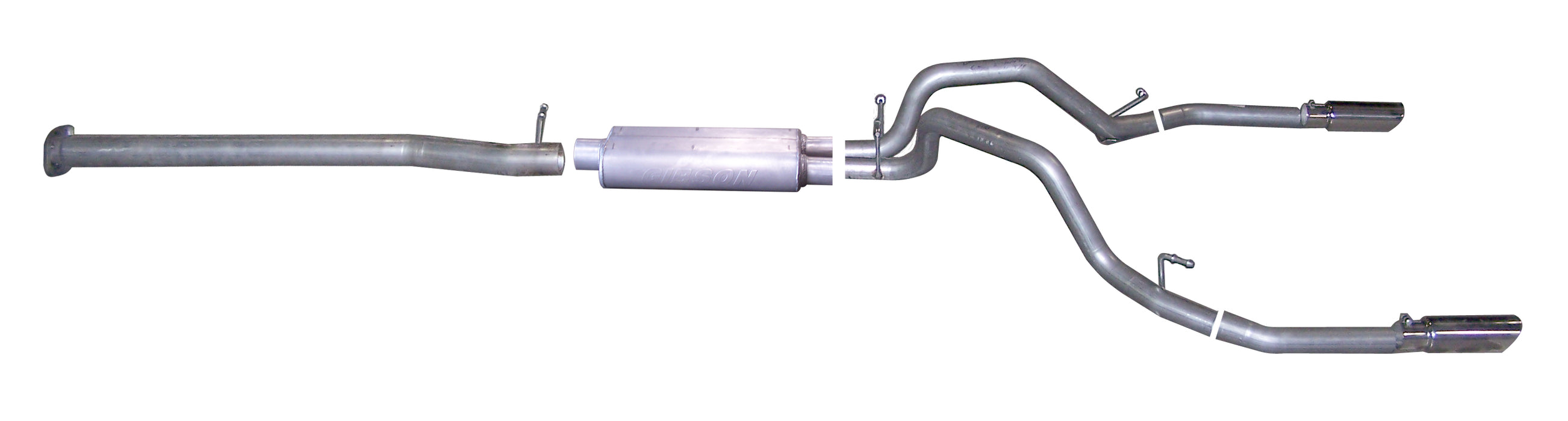 Gibson Performance Exhaust 65627 Cat-Back Dual Split Exhaust System; Stainless - Truck Part Superstore