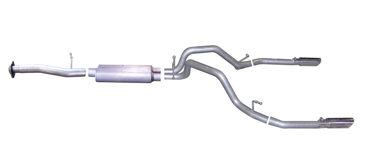 Gibson Performance Exhaust 65634 Cat-Back Dual Split Exhaust System; Stainless - Truck Part Superstore