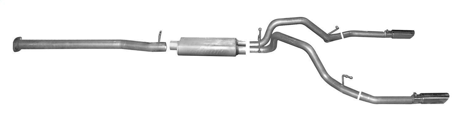 Gibson Performance Exhaust 65673 Cat-Back Dual Split Exhaust System; Stainless - Truck Part Superstore