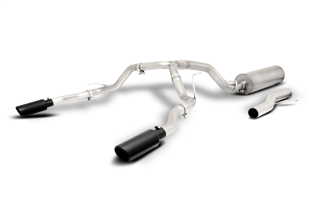 Gibson Performance Exhaust 65682B Black Elite Cat-Back Dual Split Exhaust System; Stainless - Truck Part Superstore