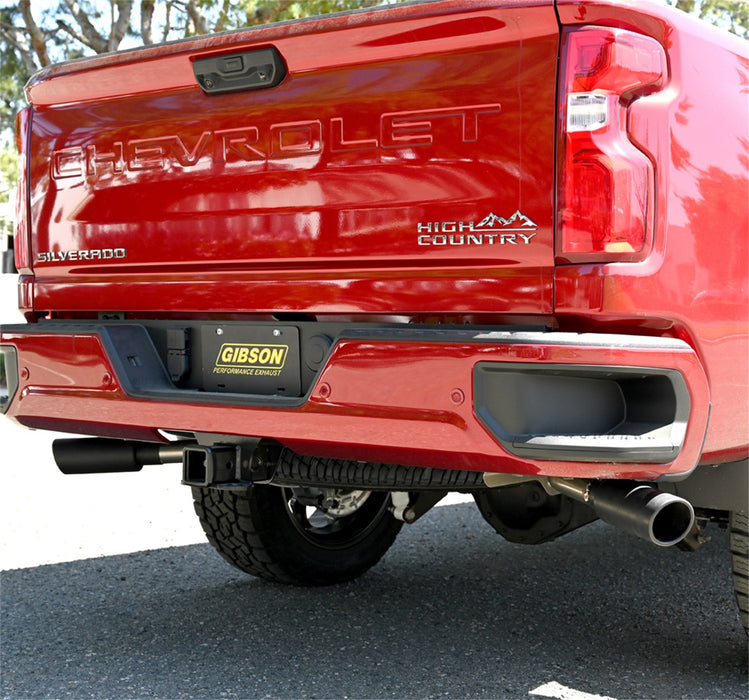 Gibson Performance Exhaust 65714B Black Elite Dual Extreme Exhaust System; Stainless - Truck Part Superstore