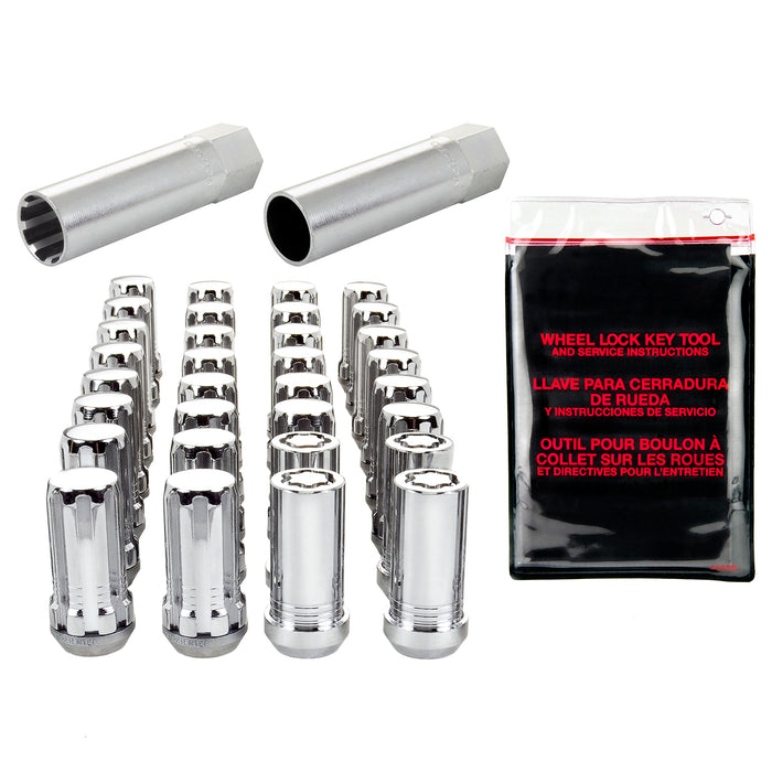 McGard 65810 Tuner Style Cone Seat Wheel Installation Kit-Chrome - Truck Part Superstore