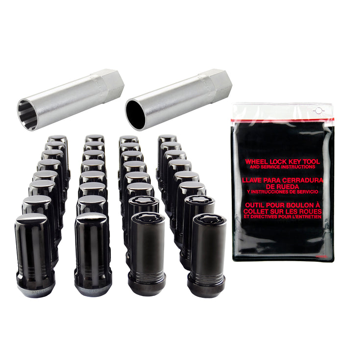 McGard 65810BK Tuner Style Cone Seat Wheel Installation Kit-Black - Truck Part Superstore