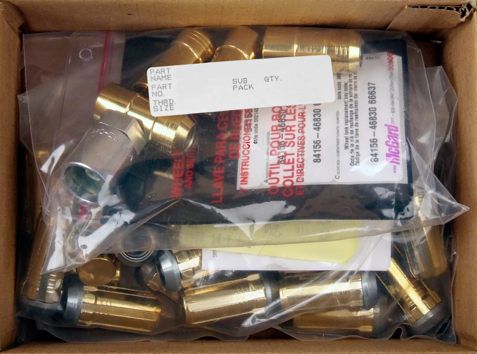 McGard 65810GD Tuner Style Cone Seat Wheel Installation Kit-Gold - Truck Part Superstore