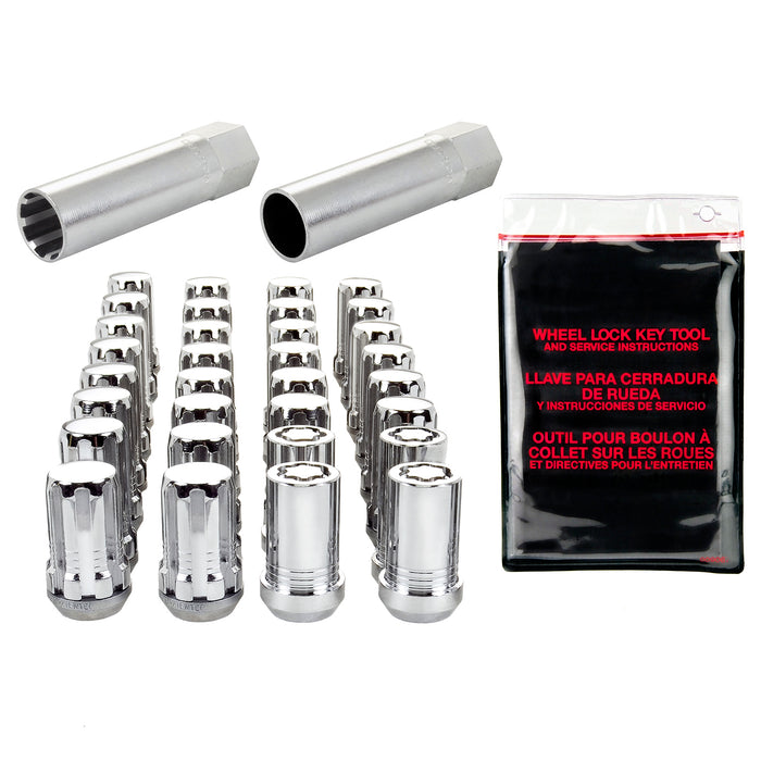 McGard 65815 Tuner Style Cone Seat Wheel Installation Kit-Chrome - Truck Part Superstore