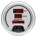 AutoMeter 6587 GAUGE; TACH/SPEED; 3 3/8in.; 260MPH/260KMH/10KRPM; ELEC PRGRM; DIG; SLVR W/RD LE - Truck Part Superstore