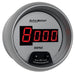 AutoMeter 6597 GAUGE; TACH; 3 3/8in.; 10K RPM; IN-DASH; DIGITAL; SILVER DIAL W/RED LED - Truck Part Superstore