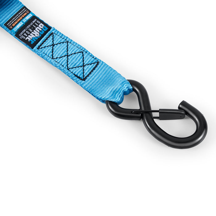 Mishimoto BNRTC-TDHD-2BL Borne Off-Road Heavy-Duty Ratchet Tie-Down Kit (2-pack), Blue - Truck Part Superstore