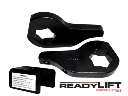 ReadyLift 66-1000 Front Leveling Kit; 2 in. Lift; w/Forged Torsion Key; Allows Up To 35 in. Tire; - Truck Part Superstore