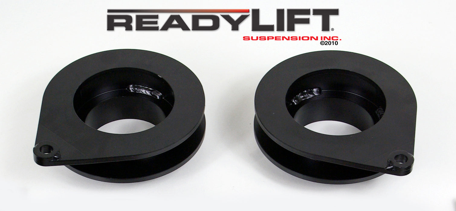 ReadyLift 66-1031 Coil Spring Spacer; 1.5 in. Lift; Steel Construction w/Black Coating; Pair; - Truck Part Superstore