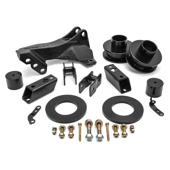 ReadyLift 66-2726 Spring Lift Kit; Front; 2.5 in. Coil Spacer/Incl. Track Bar Bracket; - Truck Part Superstore