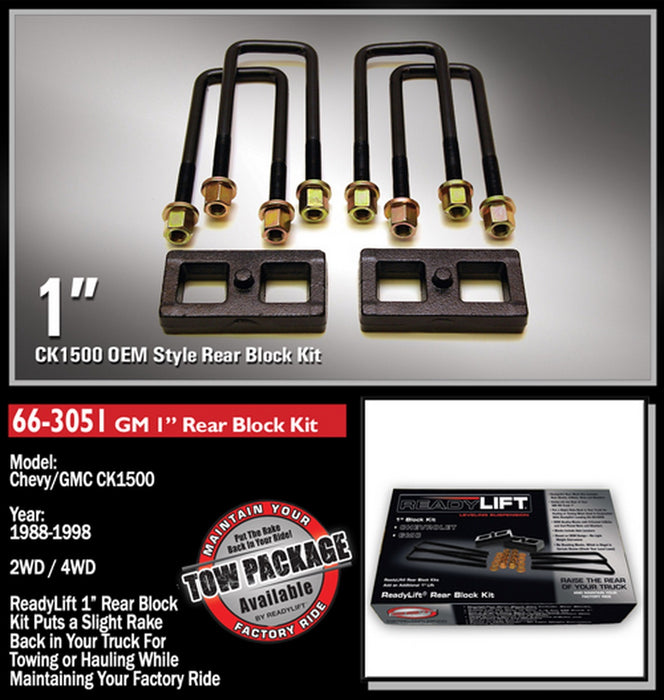ReadyLift 66-3051 SuspBlk/U-BoltKit - Truck Part Superstore