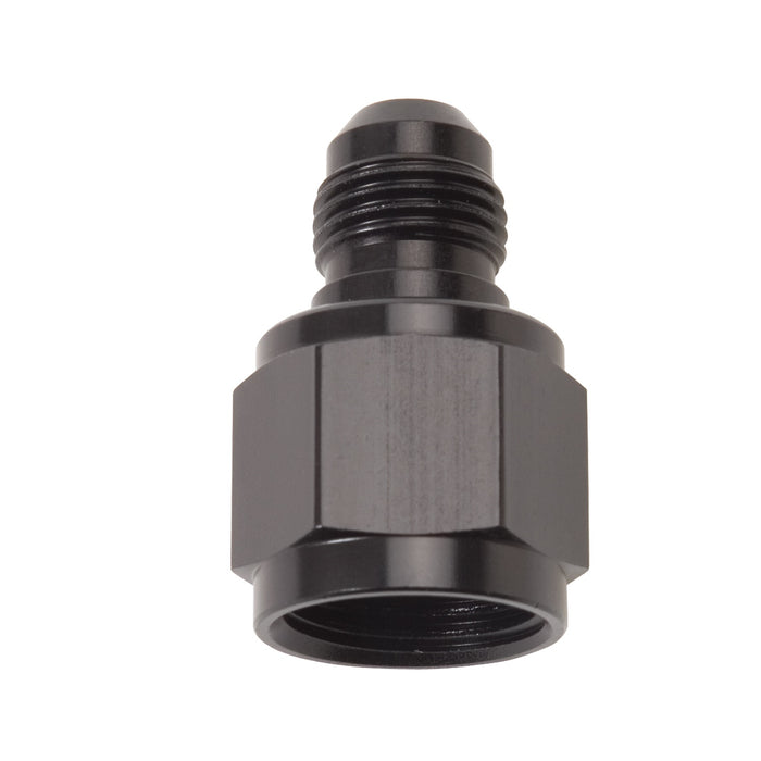 Russell 660023 Flare Reducer; Black; -8AN Tube Coupling Nut w/Flared Reducer To -6AN Male; - Truck Part Superstore