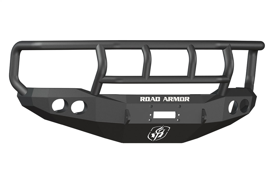 Road Armor 66002B Stealth Winch Front Bumper; Titan II Guard; Satin Black; - Truck Part Superstore