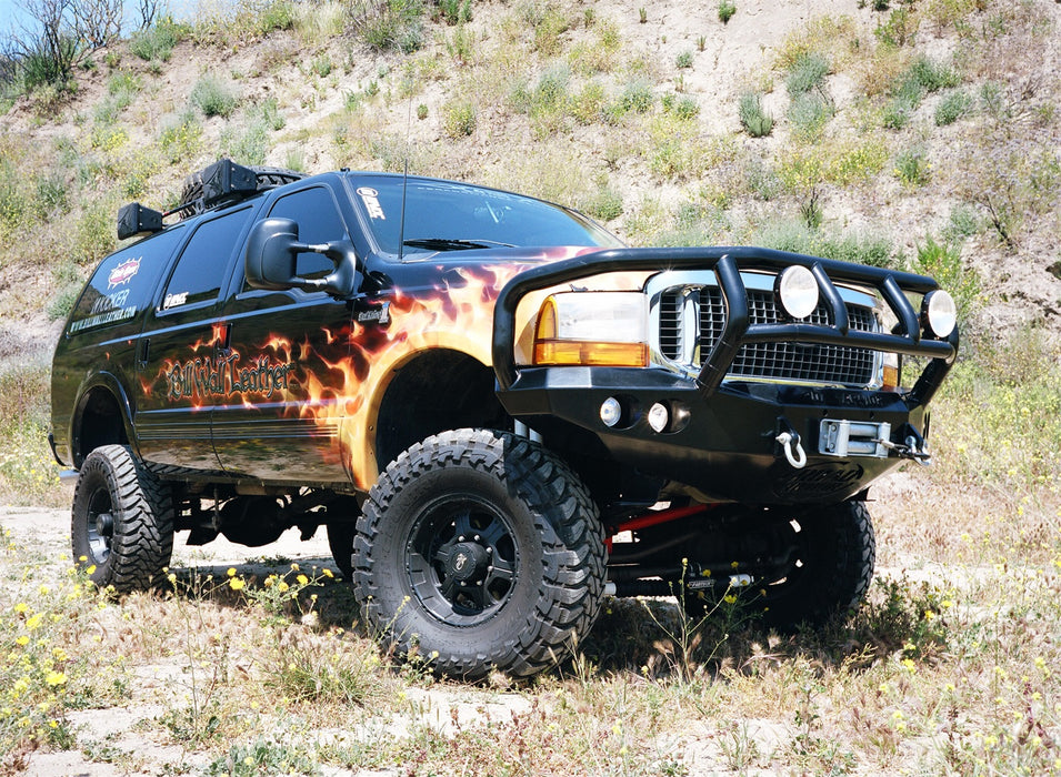 Road Armor 66002B Stealth Winch Front Bumper; Titan II Guard; Satin Black; - Truck Part Superstore
