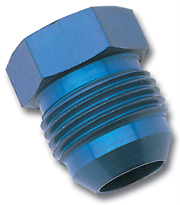 Russell 660170 Flare Plug; Blue Anodized; -3AN; - Truck Part Superstore