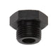 Russell 660283 Straight Thread Plug Adapter Fitting; Black; -8AN; - Truck Part Superstore