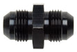 Russell 660383 Flare Union Adapter; Black Anodized; -12AN; - Truck Part Superstore