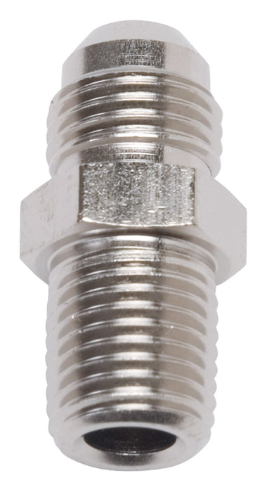 Russell 660431 Straight Flare To Pipe Adapter Fitting; Endura; -4AN; 1/4 in. Pipe Size; - Truck Part Superstore