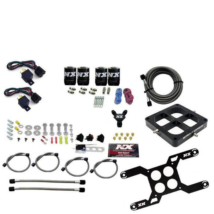 Nitrous Express 66047-00 DOMINATOR DUAL STAGE BILLIT CROSSBAR; (50-300/100-500HP) LESS BOTTLE - Truck Part Superstore