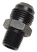 Russell 660473 Flare To Pipe Straight Adapter Fitting; Black; -8AN; 1/4 in. NPT; - Truck Part Superstore