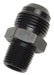 Russell 660513 Flare To Pipe Straight Adapter Fitting; Black; -12AN; 3/4 in. NPT; - Truck Part Superstore