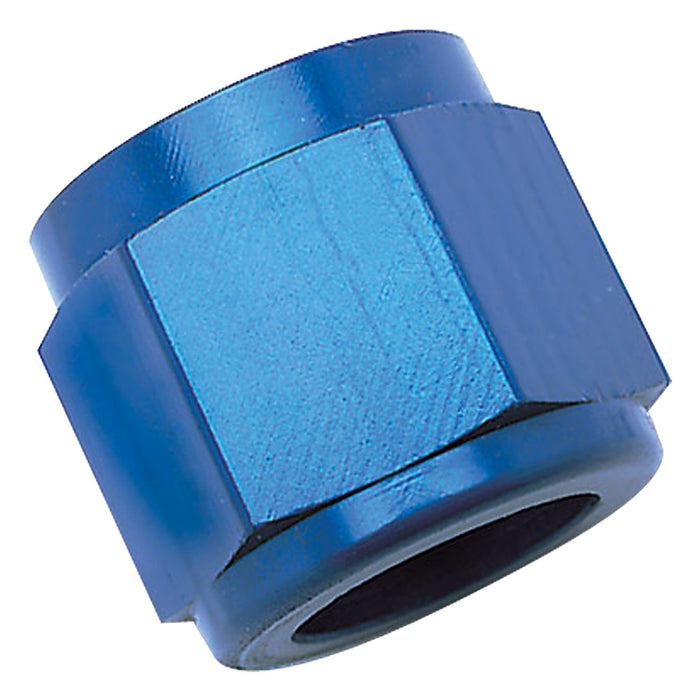 Russell 660560 Tube Nut; Blue; -4AN; Tube Size 1/4 in.; Qty. 6; - Truck Part Superstore