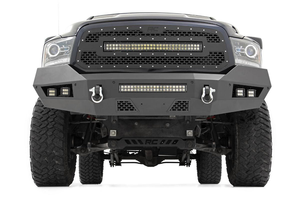Rough Country 10774 RAM Heavy-Duty Front LED Bumper 13-18 1500 Rough Country - Truck Part Superstore