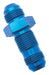 Russell 661220 Straight Flare Bulkhead Adapter Fitting; Blue Anodized; -16AN; - Truck Part Superstore