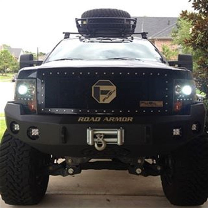 Road Armor 66130B Stealth Winch Front Bumper; Steel; Satin Black; - Truck Part Superstore