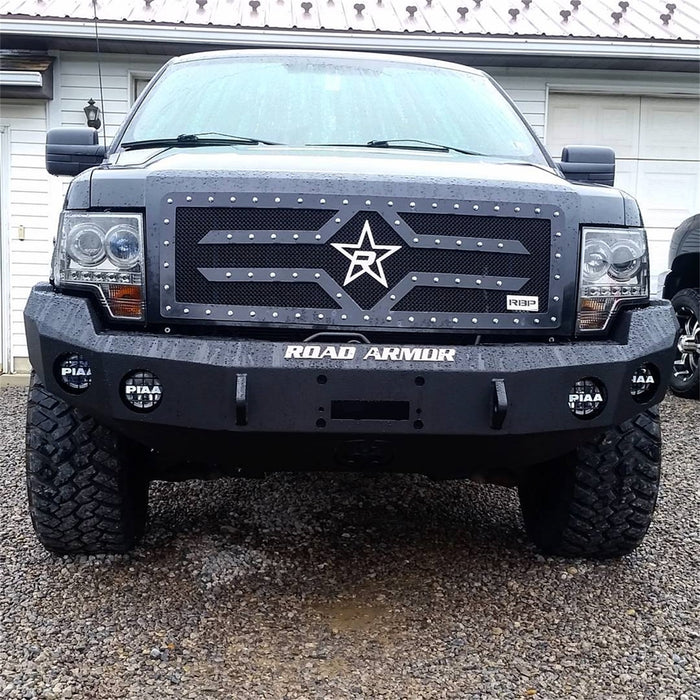 Road Armor 66130B Stealth Winch Front Bumper; Steel; Satin Black; - Truck Part Superstore