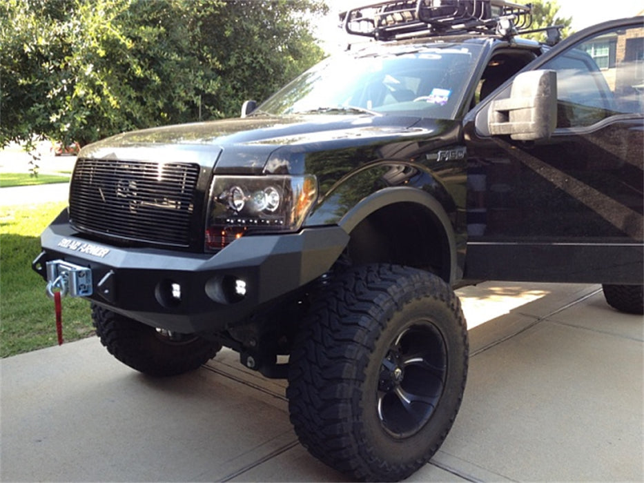 Road Armor 66130B Stealth Winch Front Bumper; Steel; Satin Black; - Truck Part Superstore