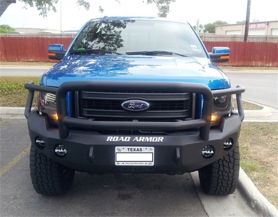 Road Armor 66135B Stealth Winch Front Bumper; Lonestar Guard; Satin Black; - Truck Part Superstore